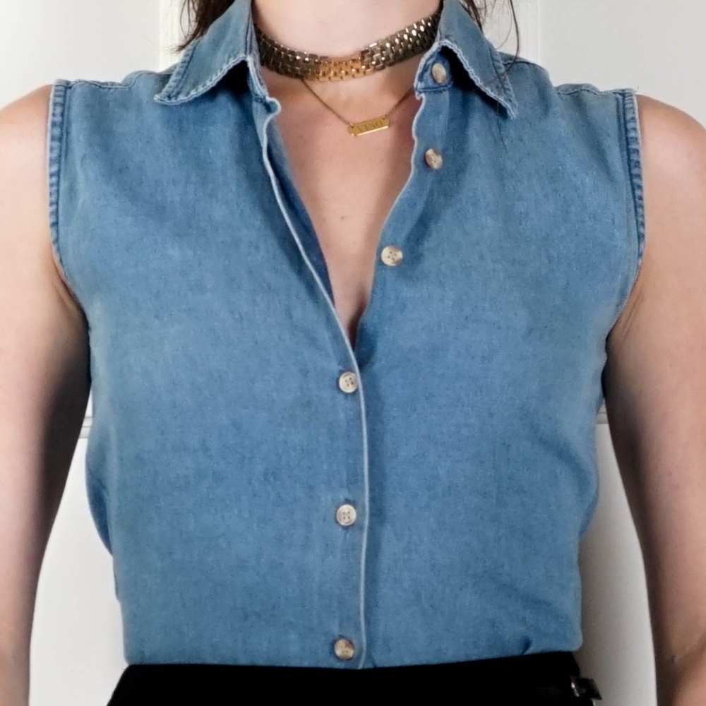 Vintage Denim Button Down